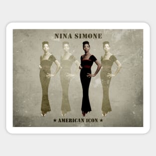 Nina Simone - American Icon Sticker